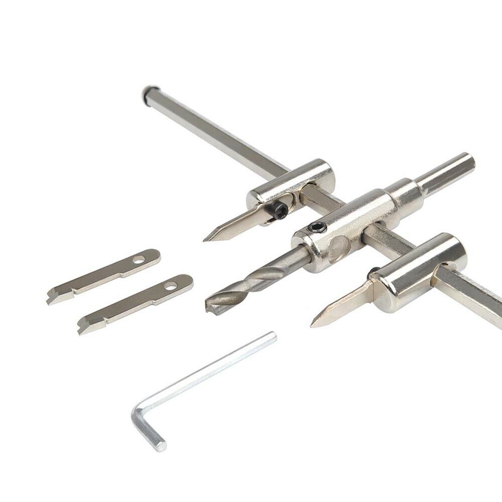 KIT TAGLIERINA CIRCOLARE GUIDA . REGOLABILE CON PUNTA PER TRAPANO