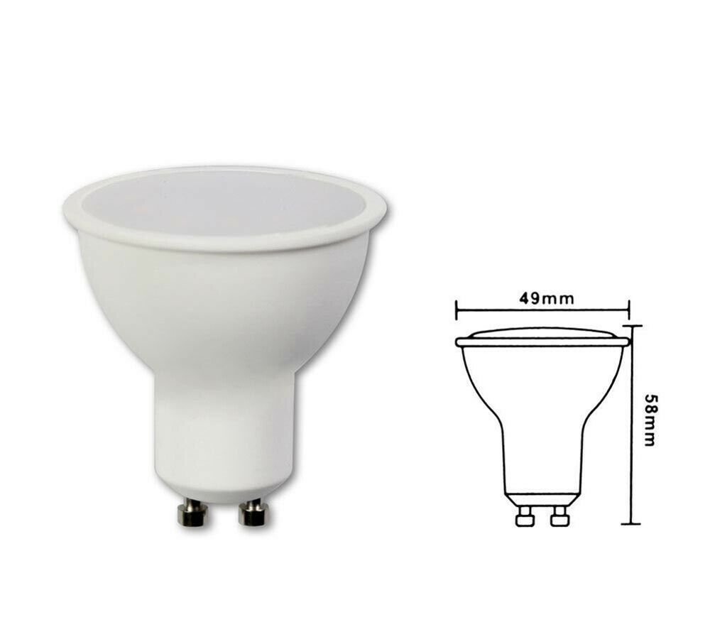 FARETTO LED 8 WATT GU10 DA INCASSO LAMPADINA 8W LUCE CALDA 3000K