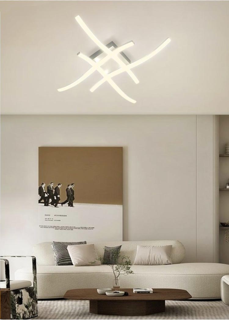 PLAFONIERA LED LUCE BIANCA CALDA NATURAE LAMPADARIO 31 WATT STILE MODERNO