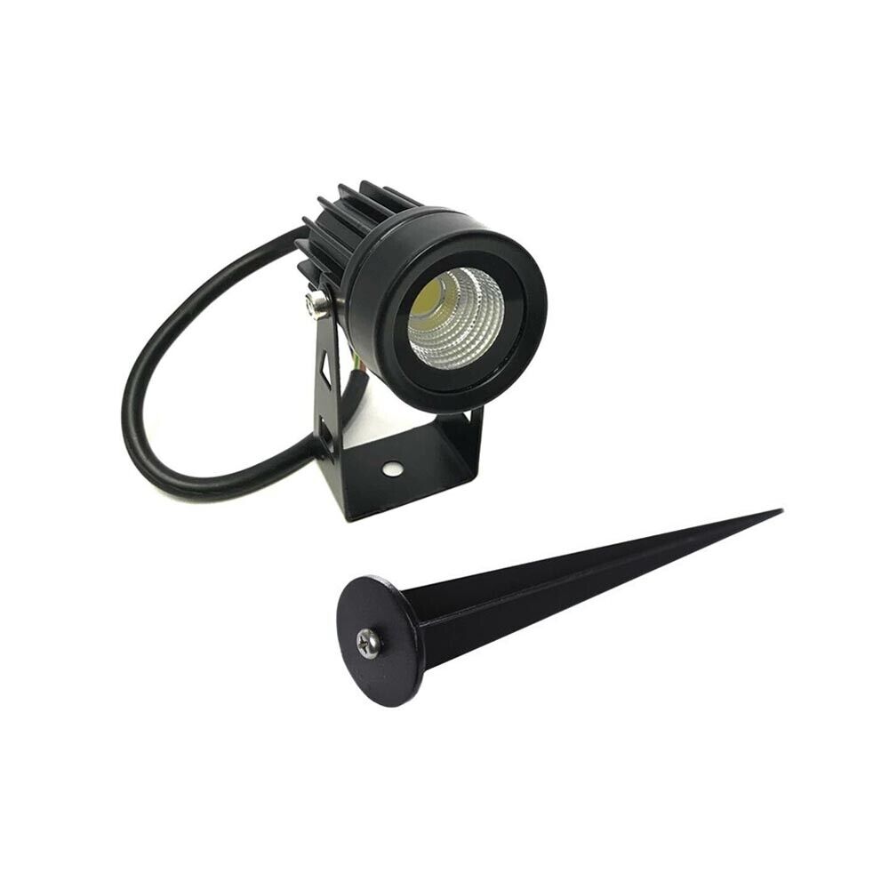 FARETTO LED 5 W LUCE BIANCA PROIETTORE PICCHETTO DA TERRA GIARDINO ES06-NF