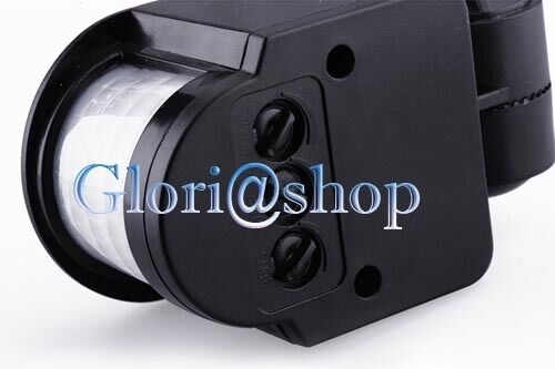 SENSORE RILEVA MOVIMENTO PER FARO A LED ILLUMINATORE RILEVATORE CREPUSCOLATORE