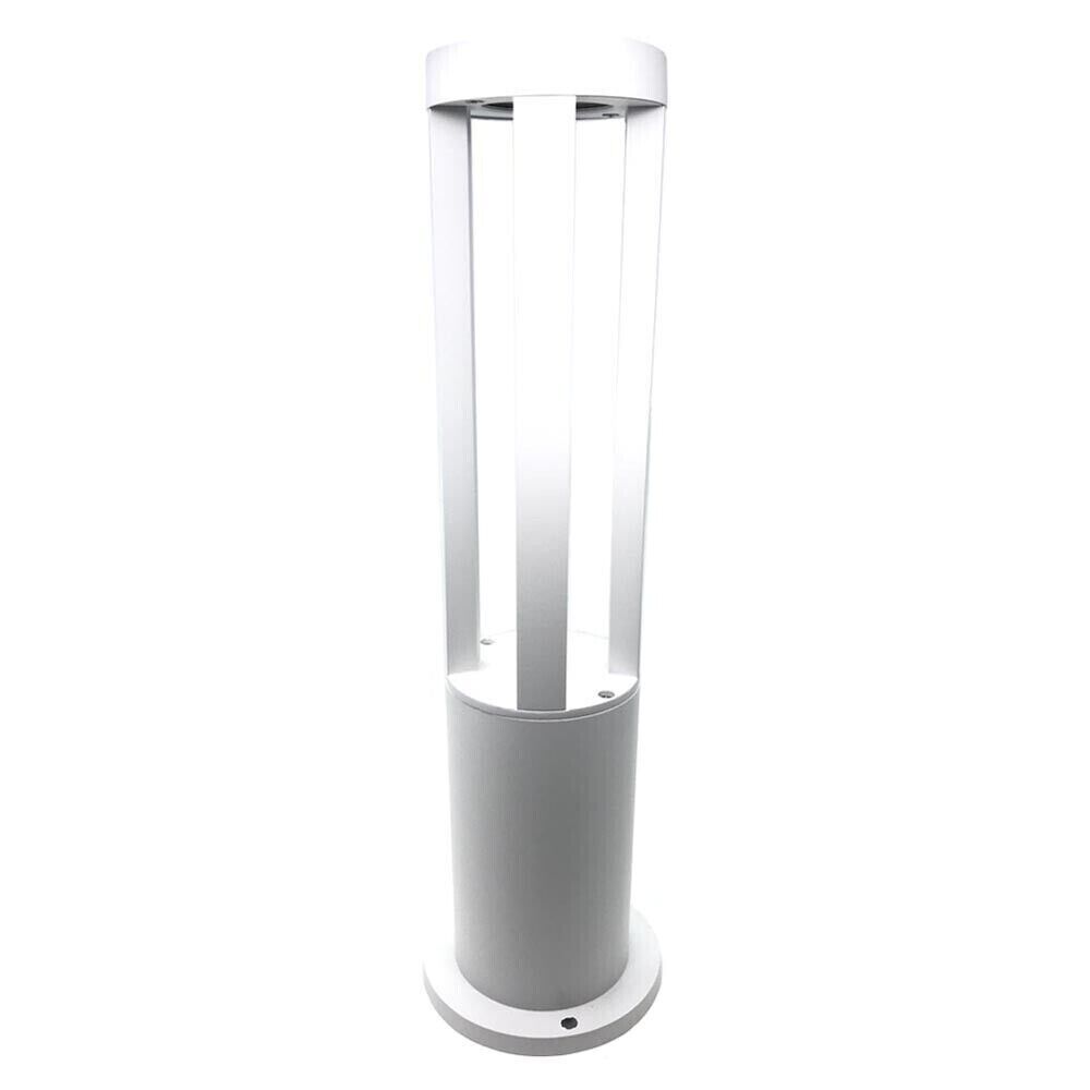 LAMPIONE DA TERRA GIARDINO 12 W LED LUCE NATURALE LAMPIONCINO BIANCO ES28BN