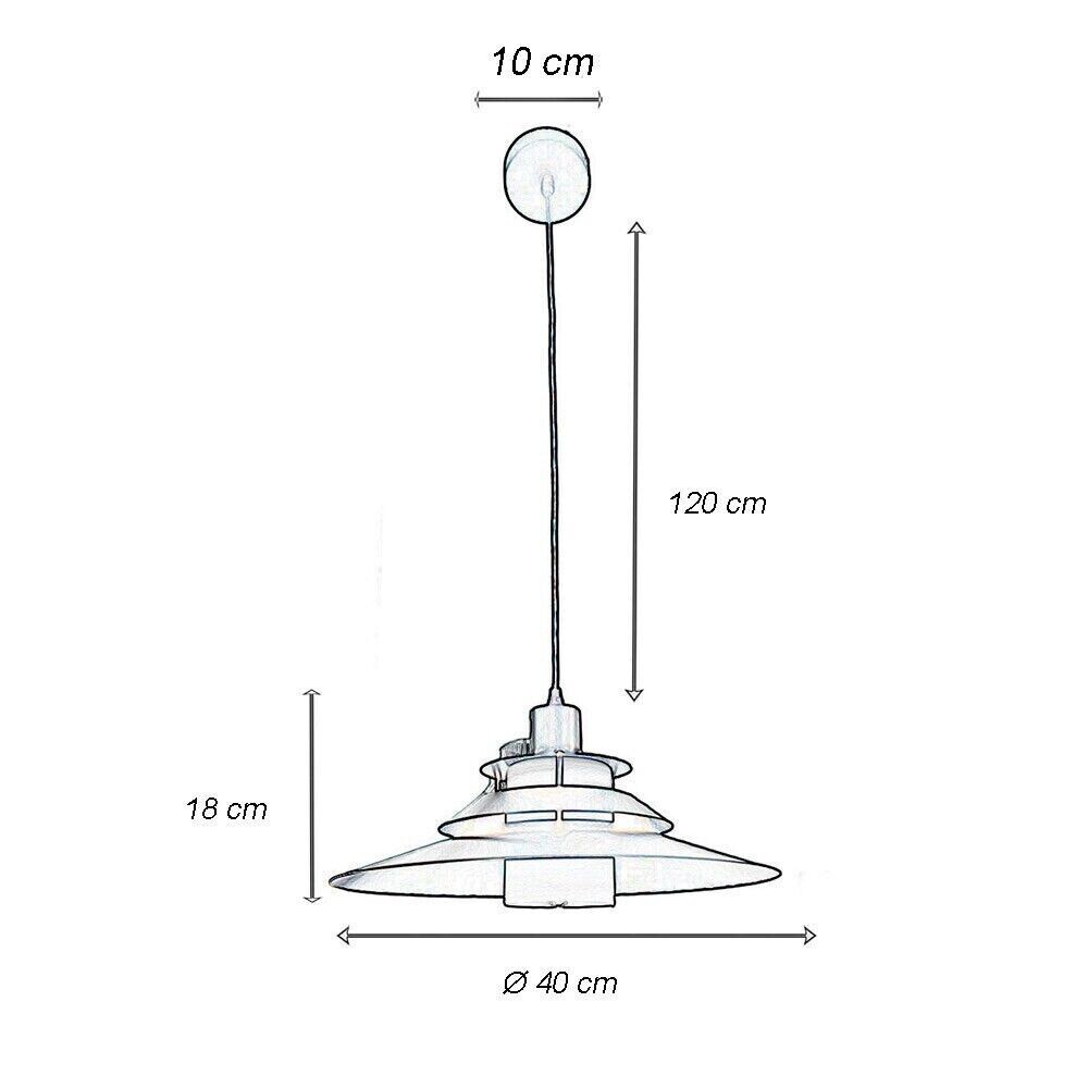 LAMPADARIO A SOSPENSIONE PORTA LAMPADINA E27 LAMPADA INDUSTRIALE VINTAGE NERO