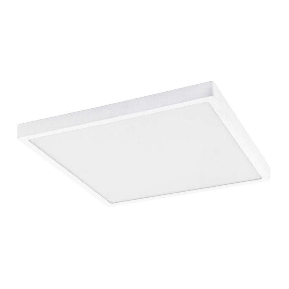 PLAFONIERA LED 30 WATT 3 LUCI LUCE BIANCA CALDA NATURALE PANNELLO + CORNICE