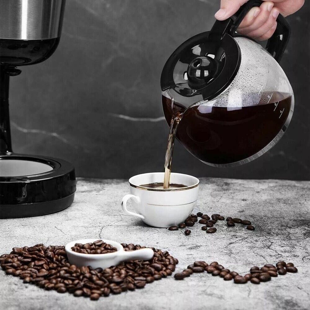 MACCHINA PER CAFFÈ ESPRESSO LUNGO AMERICANO CAPACITÀ CARAFFA X ACQUA 750 ML 550W