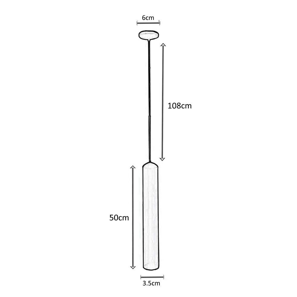 LAMPADARIO LED LUCE CALDA DA SOFFITTO 3 WATT STILE MODERNO BIANCO A11-BC
