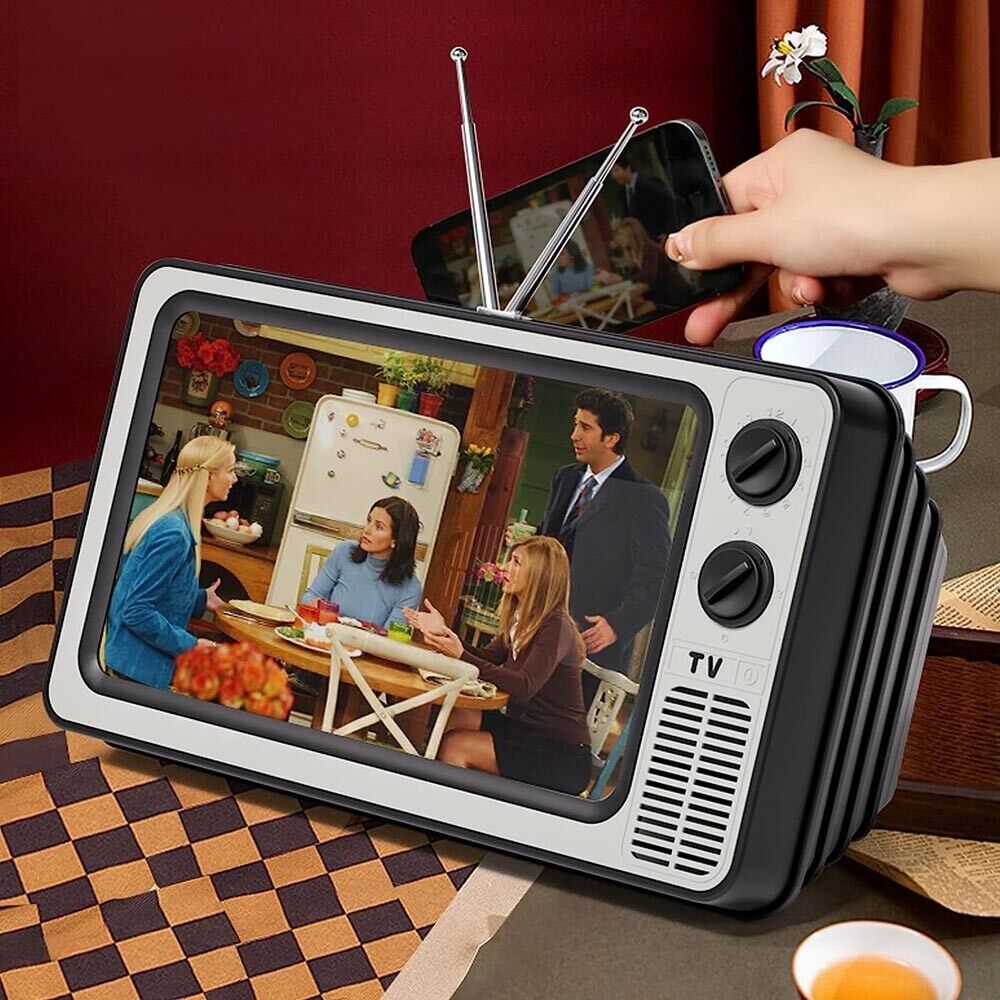 LENTE D’INGRANDIMENTO 3D AMPLIFICATORE SCHERMO 12" SMARTPHONE TV STILE RETRÒ