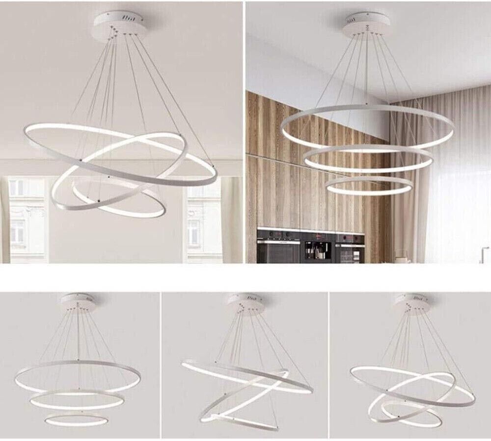 LAMPADARIO A SOSPENSIONE 51 WATT LED 3 TONALITA LUCE BIANCA CALDA NATURALE