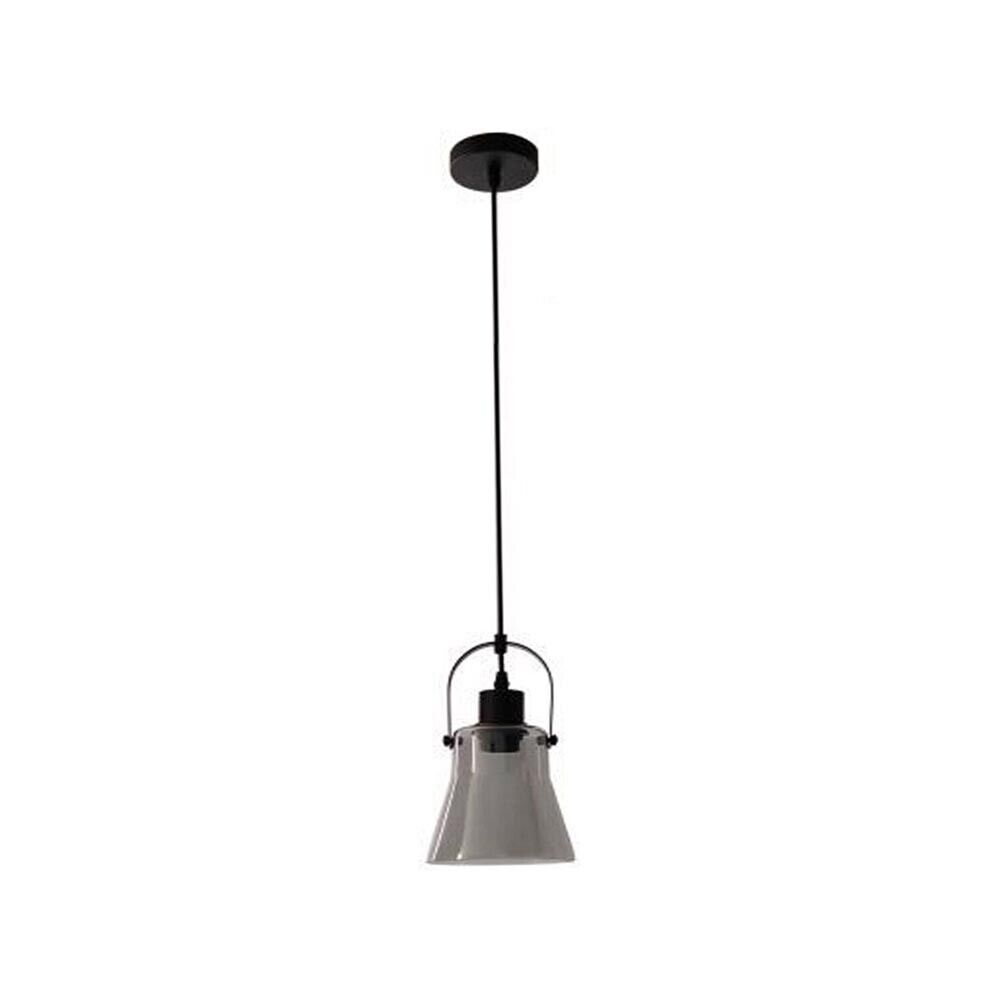 LAMPADARIO A SOSPENSIONE PARALUME IN METALLO E VETRO PORTA LAMPADINA E27 MODERNO