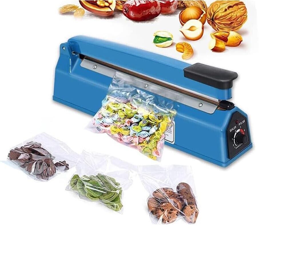 MACCHINA SIGILLA SACCHETTI BUSTE DI PLASTICA 20 CM SIGILLATRICE A CALDO
