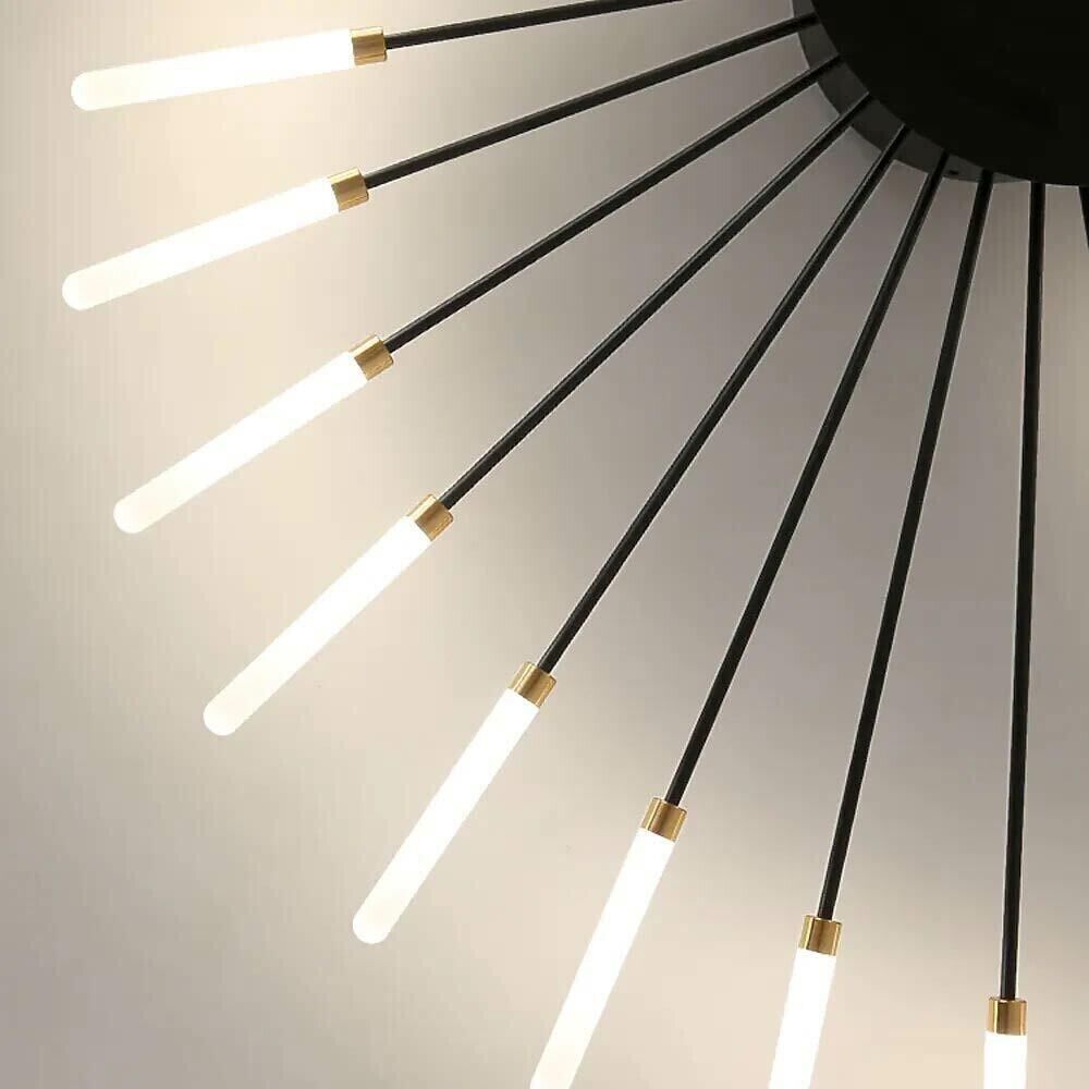 PLAFONIERA LED LUCE NATURALE 4000K 21 WATT LAMPADARIO DA SOFFITTO A RAGGI C33NN