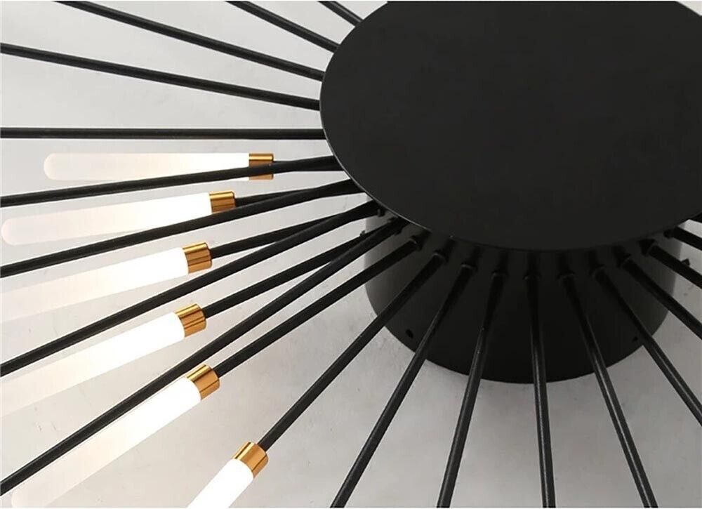 PLAFONIERA LED LUCE NATURALE 4000K 21 WATT LAMPADARIO DA SOFFITTO A RAGGI C33NN