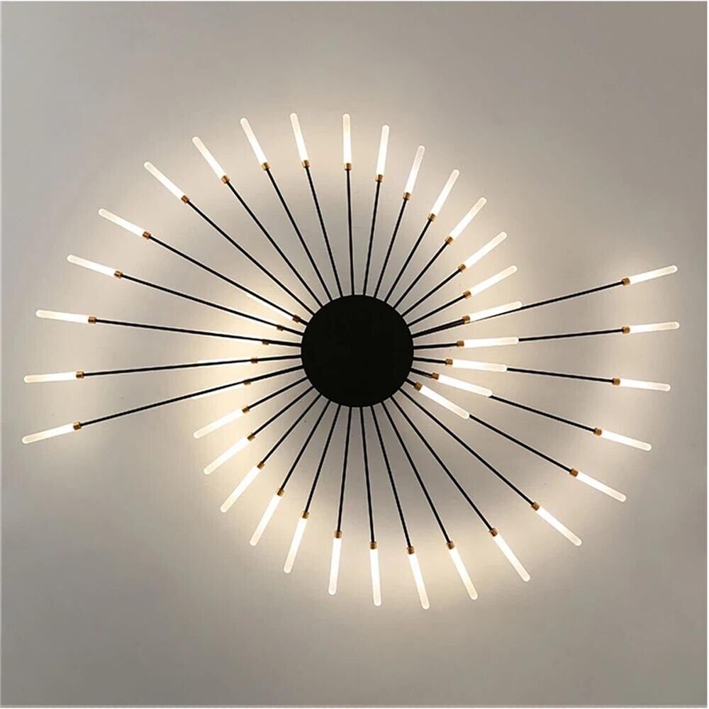PLAFONIERA LED LUCE NATURALE 4000K 21 WATT LAMPADARIO DA SOFFITTO A RAGGI C33NN