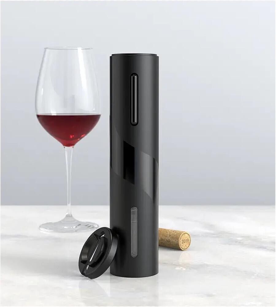 KIT APRIBOTTIGLIE ELETTRICO AUTOMATICO CAVATAPPI VERSATORE APRI BOTTIGLIE VINO