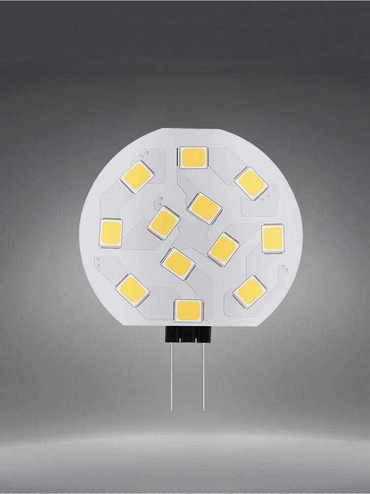3 X LAMPADINA 12 LED LUCE NATURALE LAMPADA SLIM PIASTRA TONTA G4 2 WATT