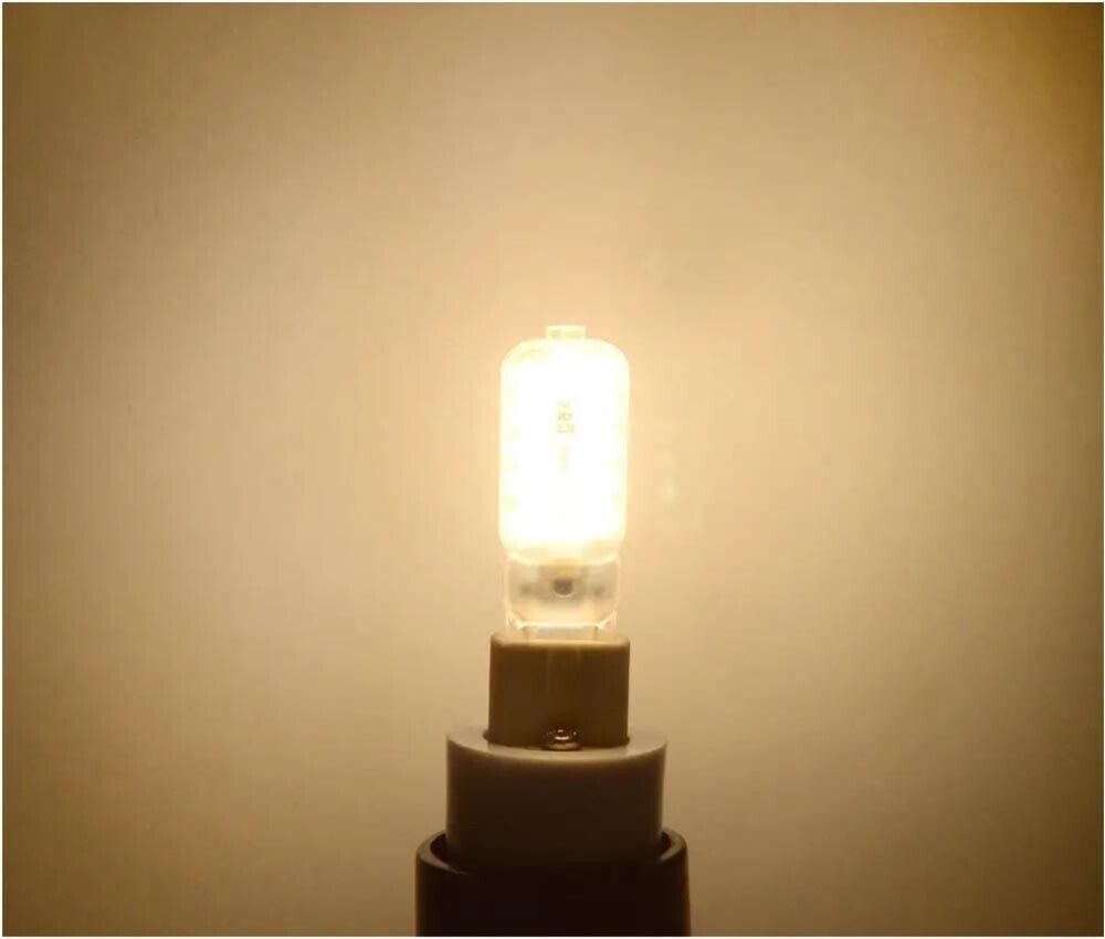 2 LAMPADINE LED LUCE CALDA 3000K LAMPADINA G9 2.5 = 20 WATT PER LAMPADARIO LUME