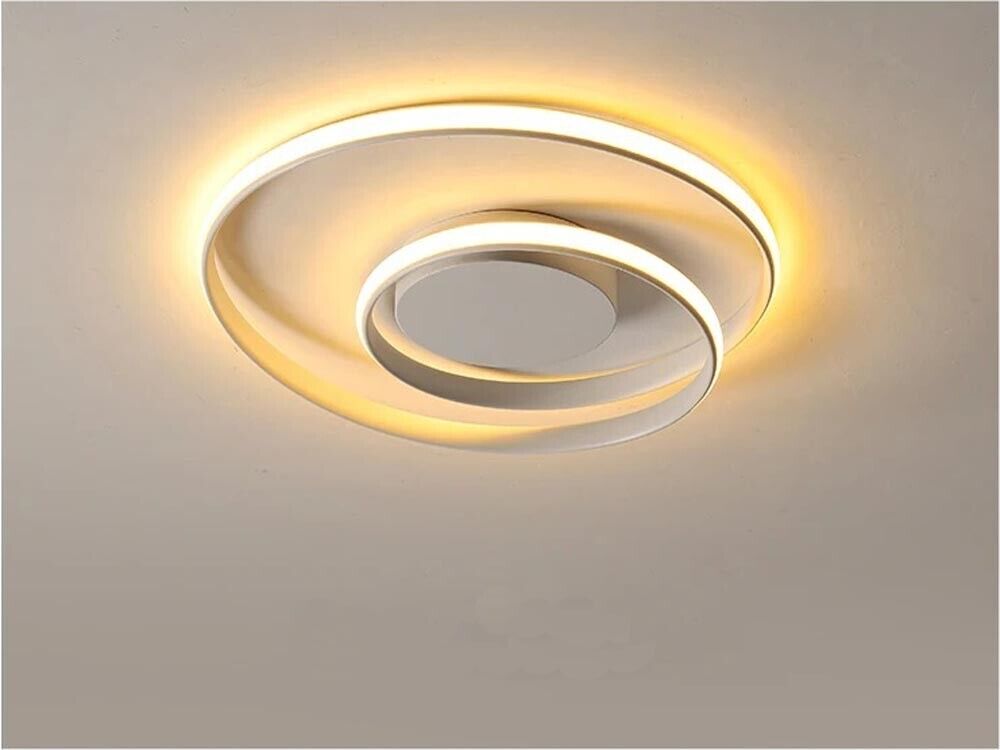 PLAFONIERA LED LUCE CALDA 32 WATT LAMPADARIO DA SOFFITTO CERCHIO A SPIRALE PN20