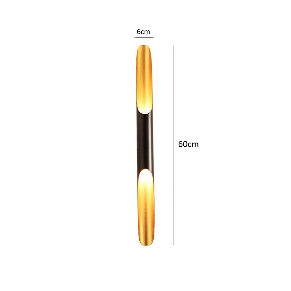 APPLIQUE DA PARETE LAMPADA STILE MODERNO 2 ATTACCO PER LAMPADINA G9 NERO
