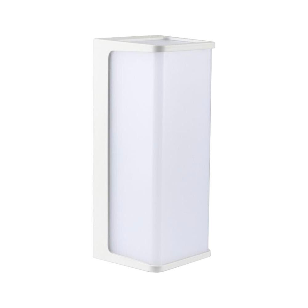 APPLIQUE LED LUCE NATURALE LAMPADA DA MURO 10 WATT INTERNO ESTERNO IP65 BIANCO