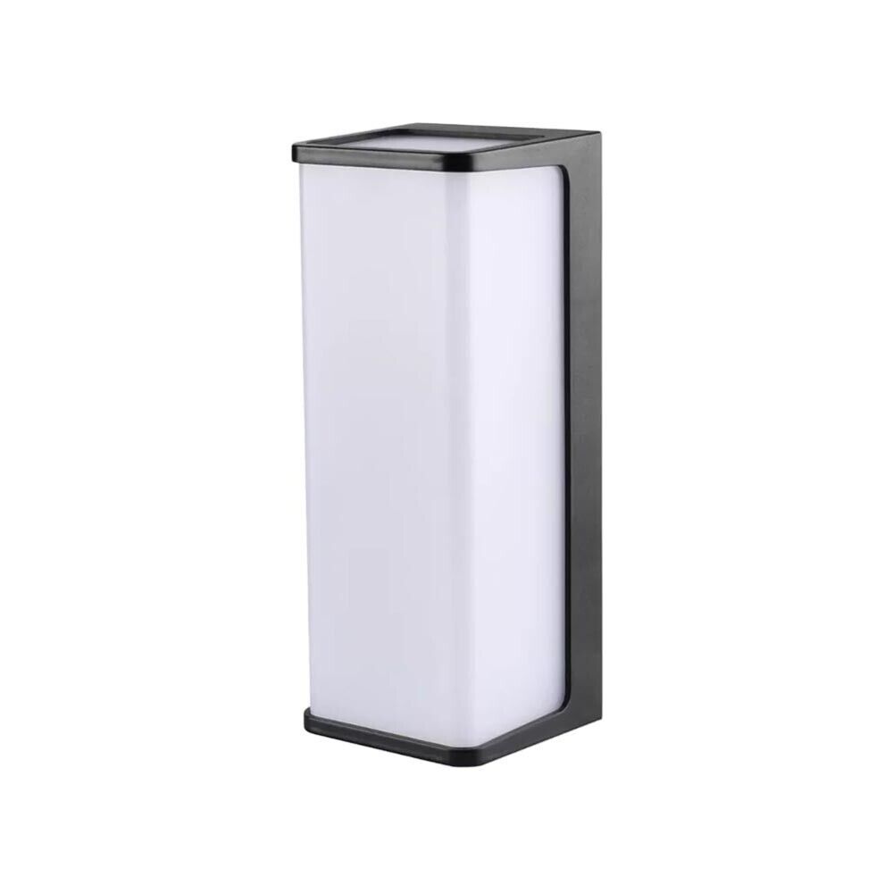 APPLIQUE LED LUCE NATURALE LAMPADA DA MURO 10 WATT INTERNO ESTERNO IP65 NERO