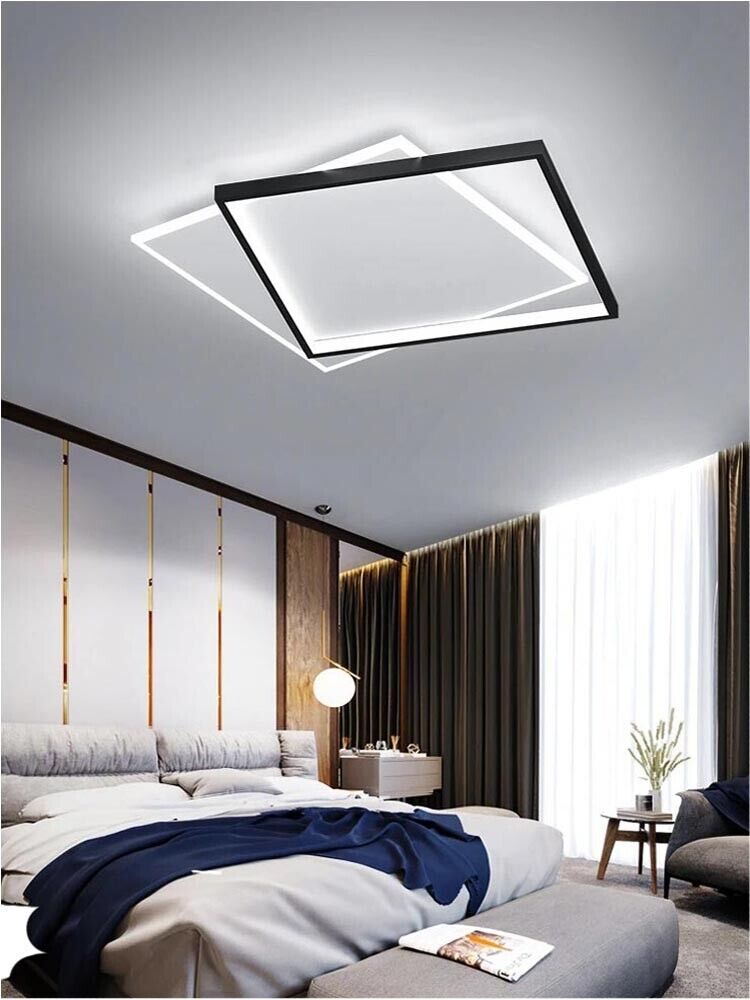 PLAFONIERA LED LUCE BIANCA CALDA NATURALE LAMPADA QUADRATO DA SOFFITTO 36 WATT