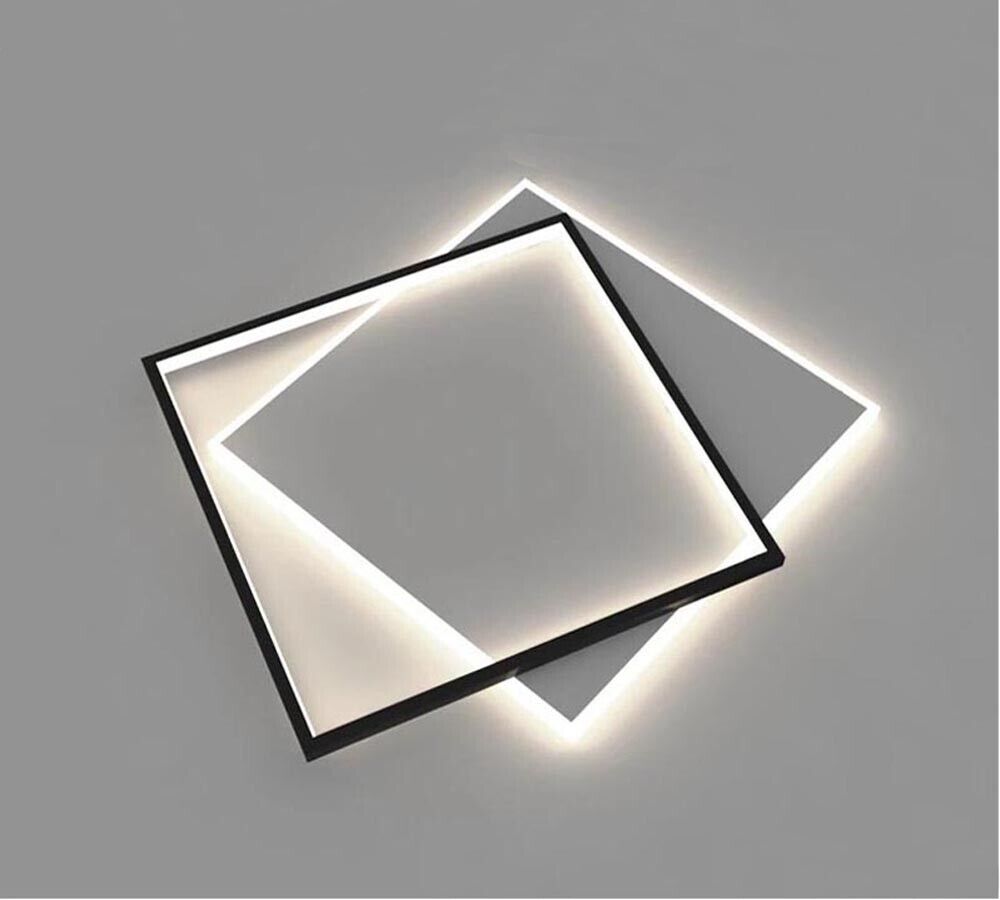 PLAFONIERA LED LUCE BIANCA CALDA NATURALE LAMPADA QUADRATO DA SOFFITTO 36 WATT