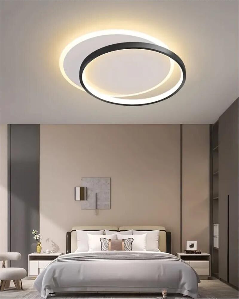 PLAFONIERA LED LUCE BIANCA CALDA NATURALE LAMPADA TONDA DA SOFFITTO 36 W
