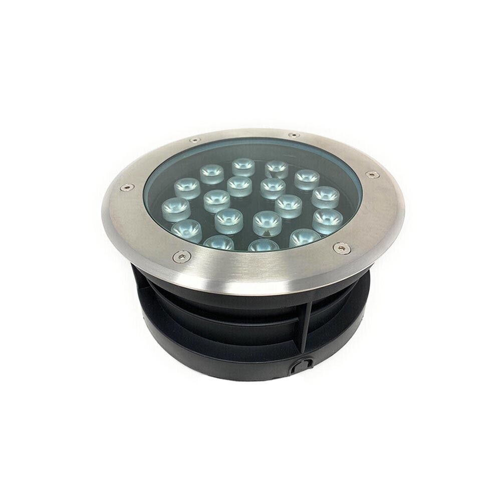 FARETTO CARRABILE CALPESTABILE SEGNAPASSI DA TERRA 18 W LED LUCE BIANCA IP67