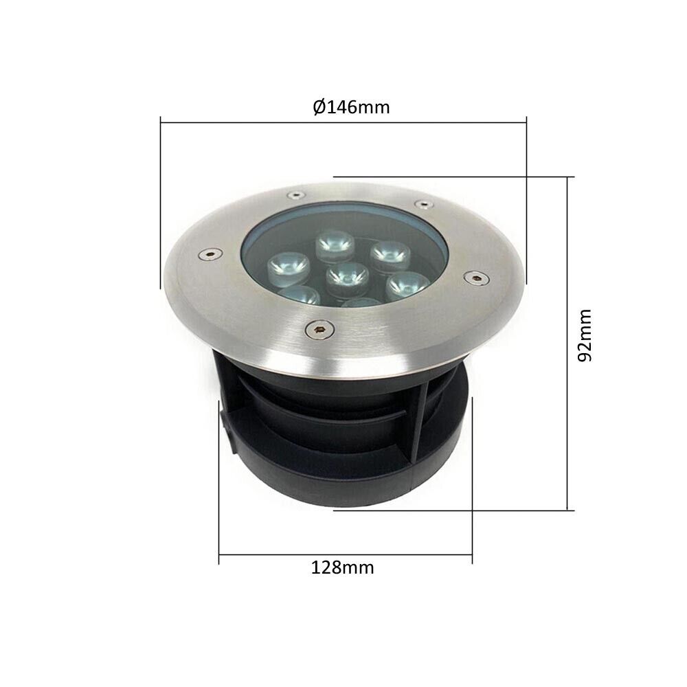 FARETTO DA TERRA CALPESTABILE SEGNAPASSI CARRABILE 7 WATT LED LUCE CALDA IP67