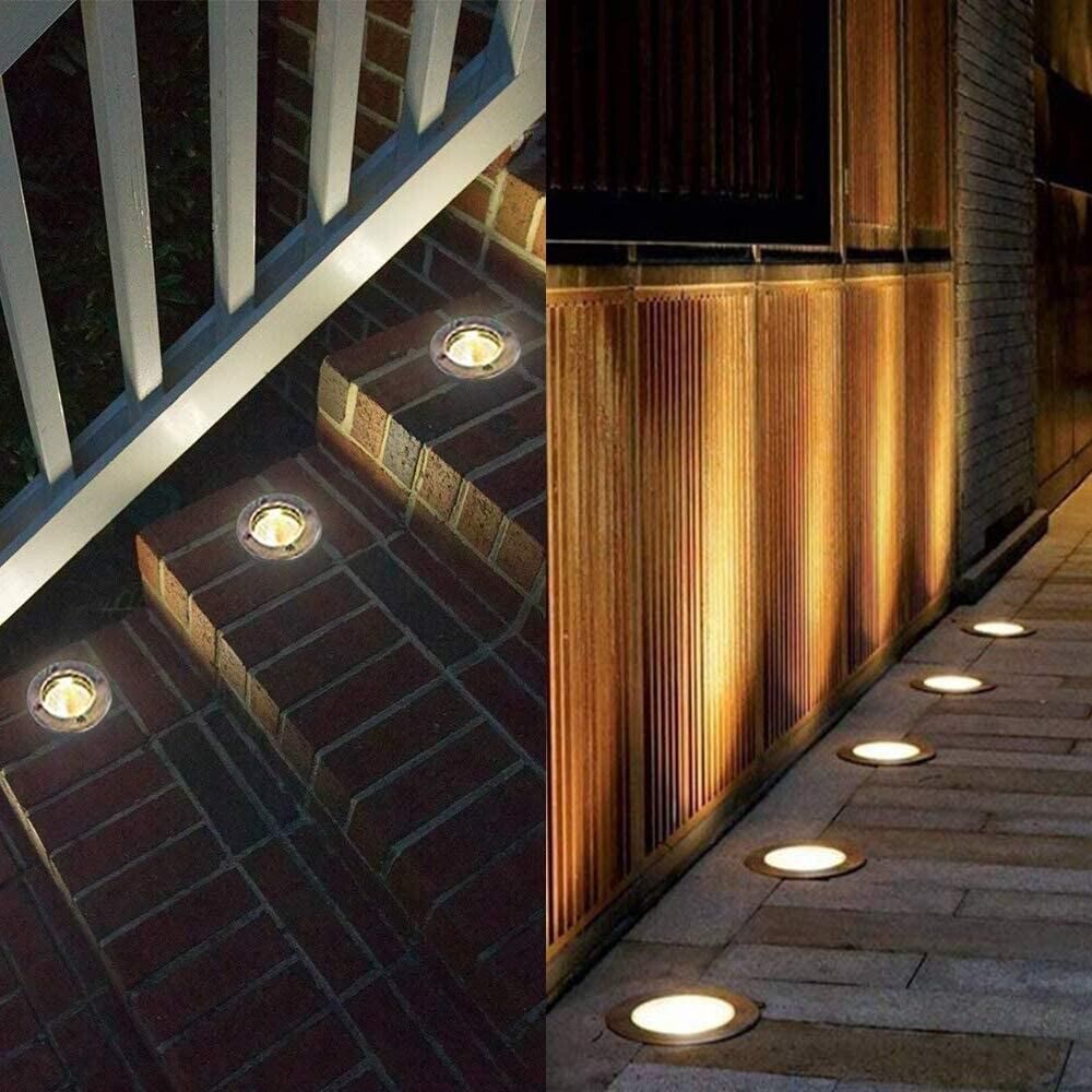 FARETTO SEGNAPASSI DA TERRA CALPESTABILE LED LUCE CALDA 3 WATT GIARDINO IP67