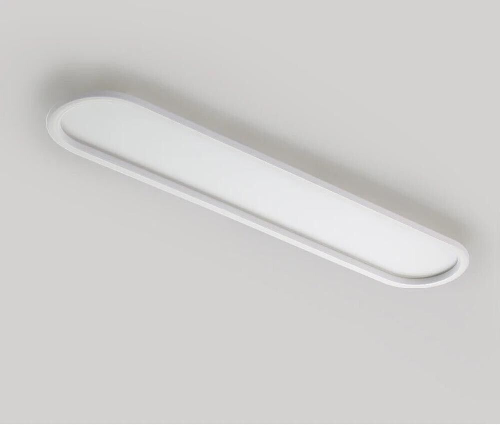PLAFONIERA LED LUCE CALDA LAMPADARIO DA SOFFITTO PANNELLO SLIM OVALE 57 WATT