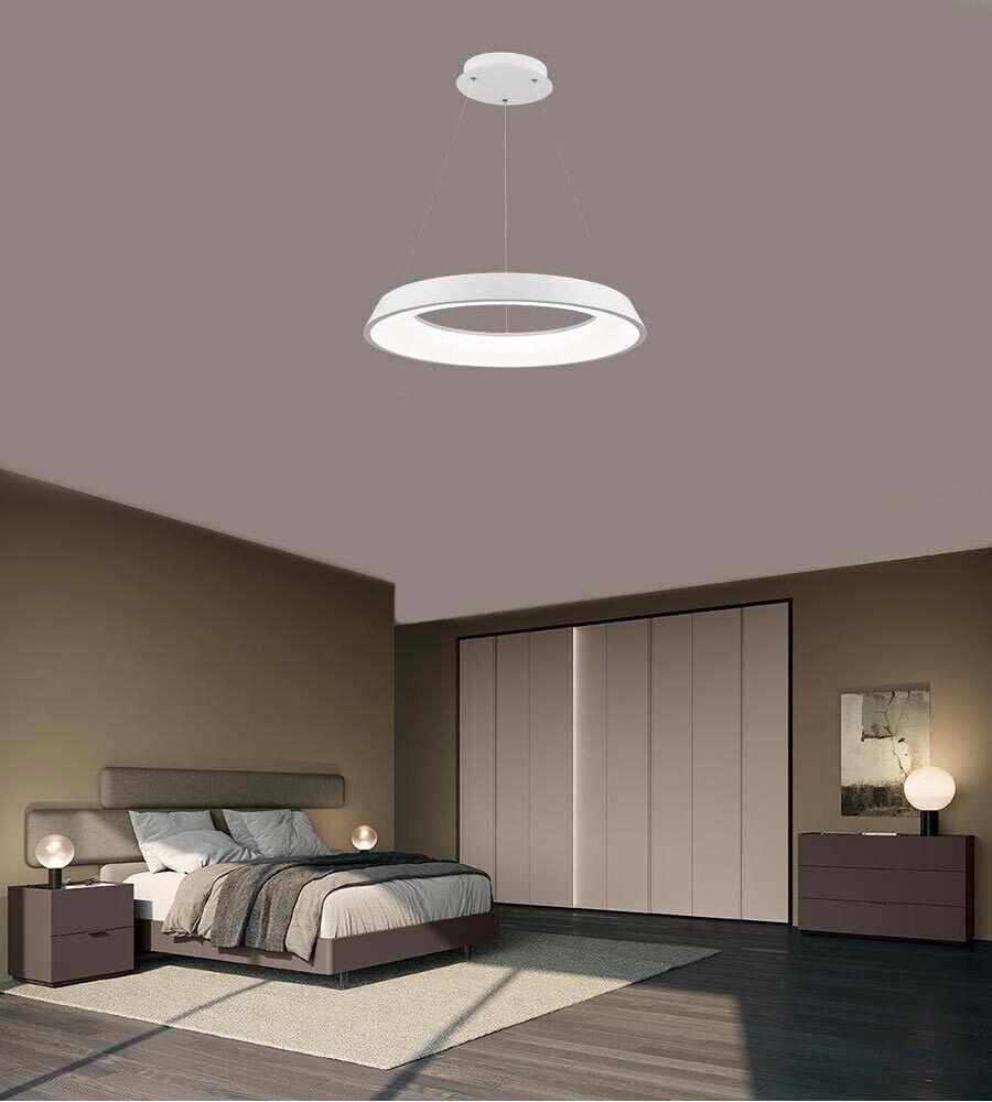LAMPADARIO LED A SOSPENSIONE REGOLABILE 43 W 3 COLORI LUCE BIANCA CALDA NATURALE