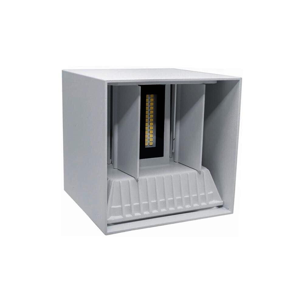 APPLIQUE A PARETE FARETTO 52 LED LUCE CALDA 22 WATT ESTERNO INTERNO IP65 ES66GC