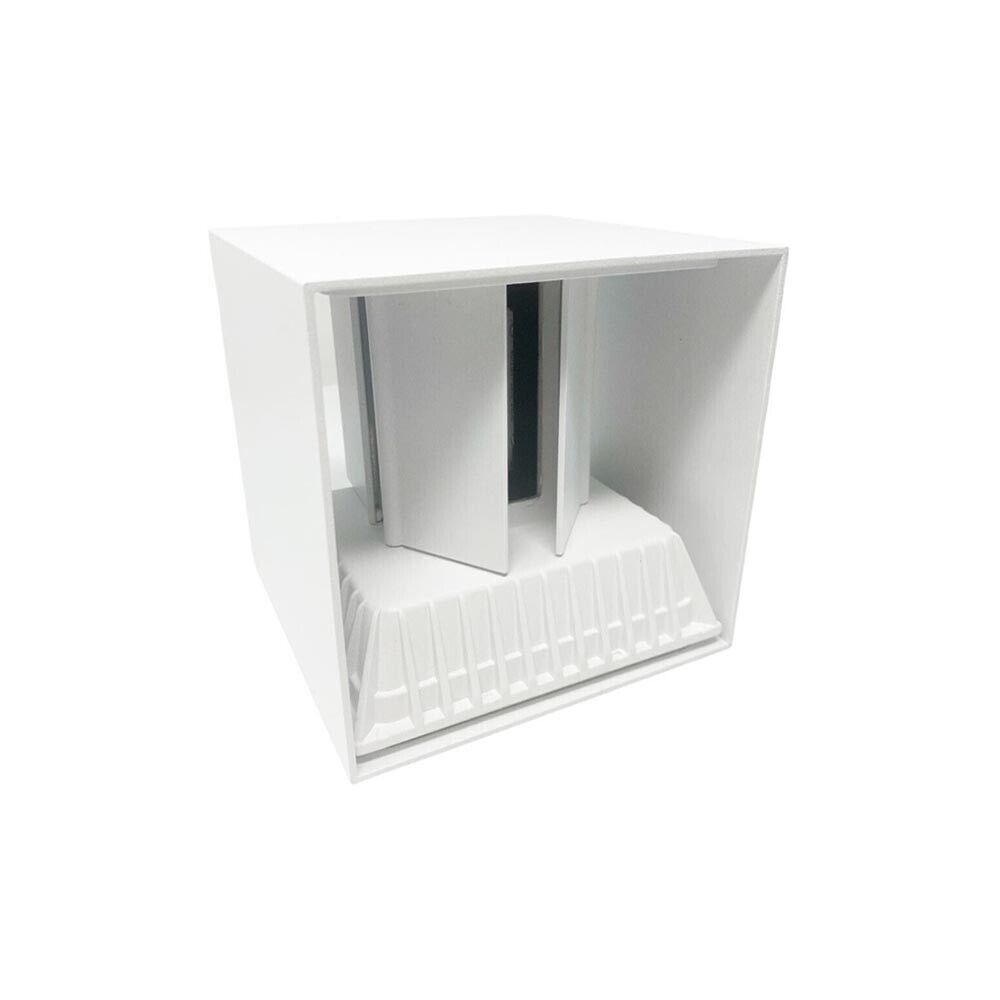 APPLIQUE A PARETE FARETTO 52 LED LUCE BIANCA 22 WATT ESTERNO INTERNO IP65 ES66BF