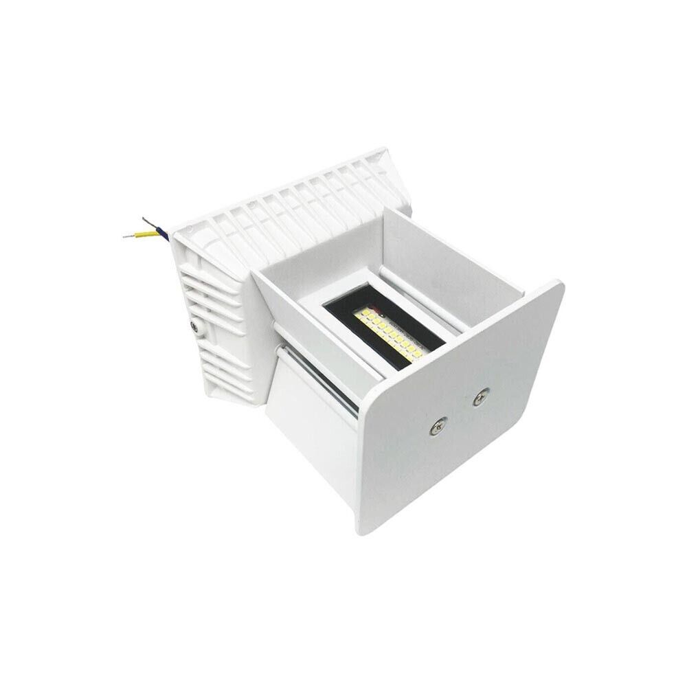 APPLIQUE A PARETE FARETTO 52 LED LUCE BIANCA 22 WATT ESTERNO INTERNO IP65 ES66BF