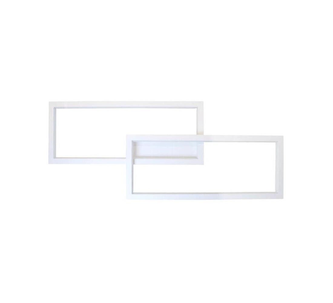 APPLIQUE LED TRE TONALITÀ LUCE BIANCA CALDA NATURALE LAMPADA RETTANGOLARE BIANCO