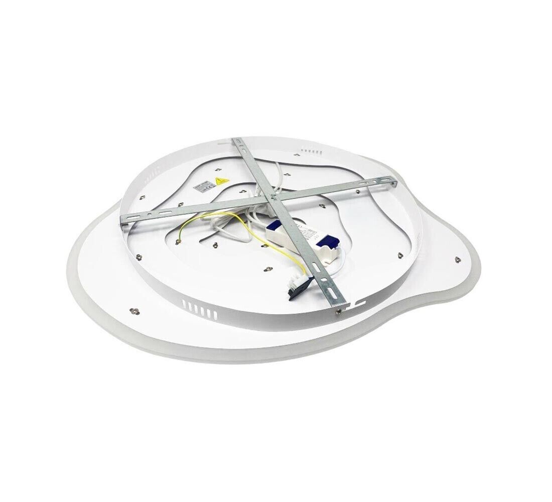 PLAFONIERA LED LUCE CALDA 59 W LAMPADARIO A SOFFITTO MODERNO EFFETTO ONDA PN28BC