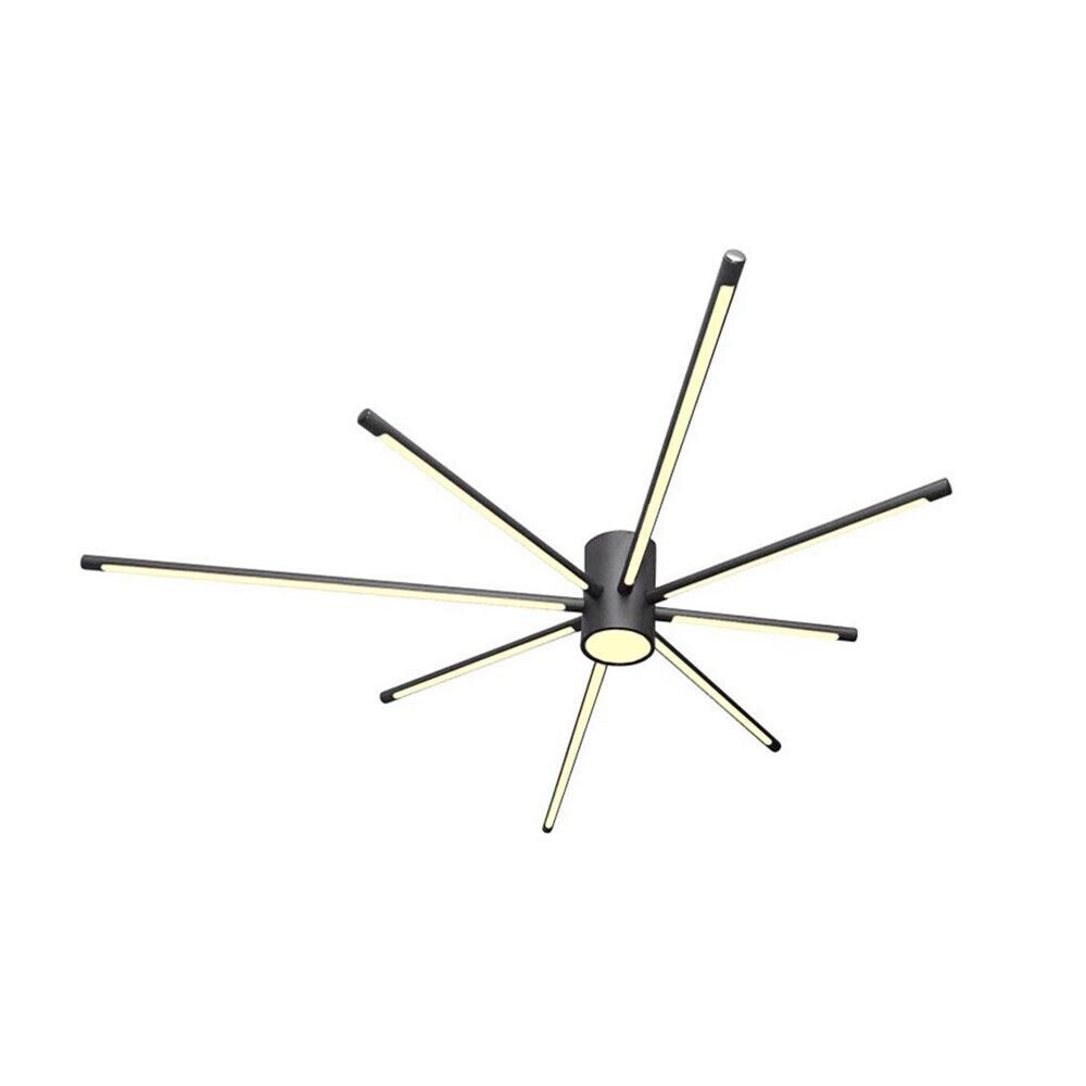LAMPADARIO DA SOFFITTO PLAFONIERA LED LUCE BIANCA 42 WATT MODERNO NERO PN27NF