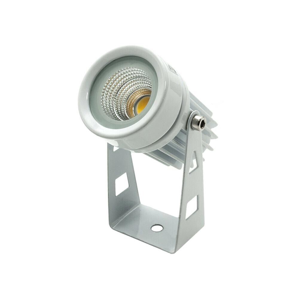 FARETTO LED COB 3.5 W LUCE NATURALE PROIETTORE DA GIARDINO TERRA STAFFA A PARETE