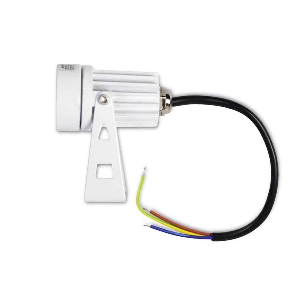 FARETTO LED COB 3.5 W LUCE NATURALE PROIETTORE DA GIARDINO TERRA STAFFA A PARETE