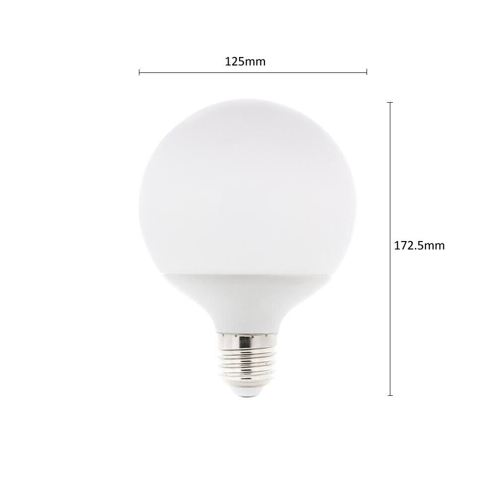 LAMPADINA LED 22 WATT LAMPADA GLOBO SFERA LUCE BIANCA 6500K E27