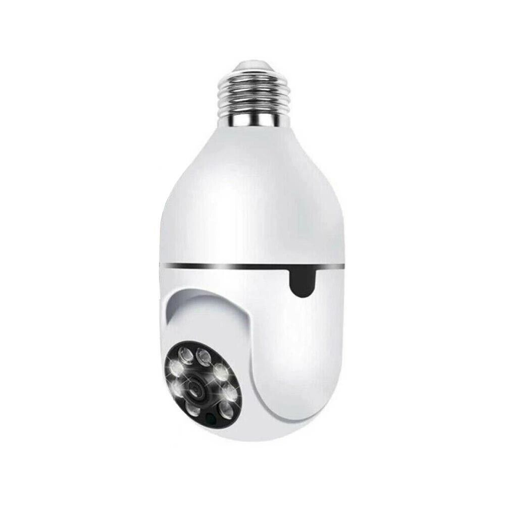 TELECAMERA IP LED LAMPADINA E27 WIFI SMART CAM VIDEOSORVEGLIANZA CONTROLLO APP