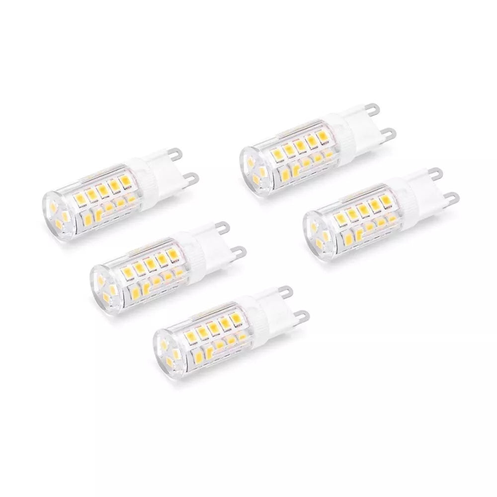 5 LAMPADINE G9 LAMPADINA LED 4.8 W = 60 W LUCE NATURALE PER LAMPADARIO APPLIQUE