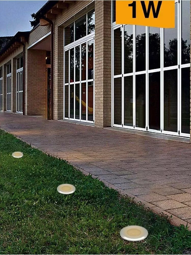 FARETTO SEGNAPASSI CALPESTABILE 12 V 1 W LED LUCE NATURALE ESTERNO IP68 ES41