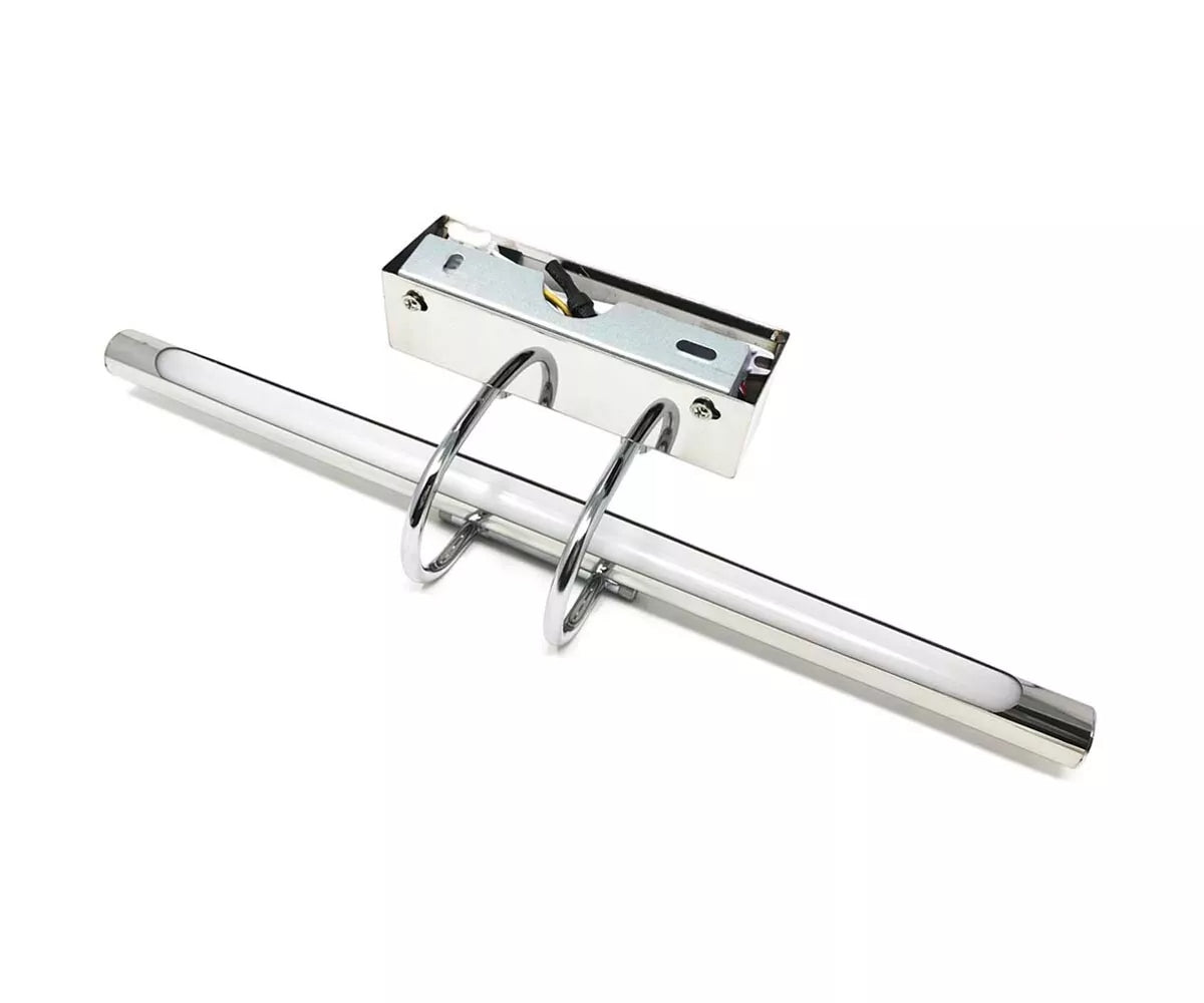 LAMPADA LED DA SPECCHIO 3 TONALITÀ LUCE BIANCA CALDA NATURALE 15 W ACCIAIO F21