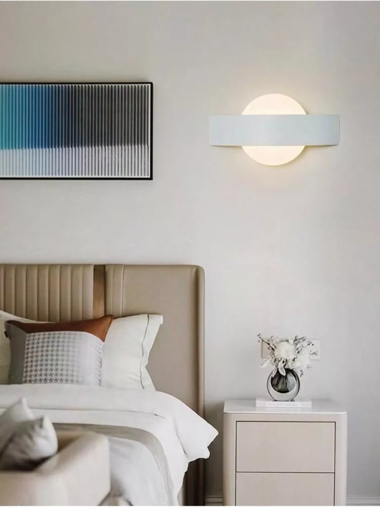 APPLIQUE LED 3 COLORI LUCE BIANCA CALDA NATURALE LAMPADA DA PARETE 8 W MODERNO