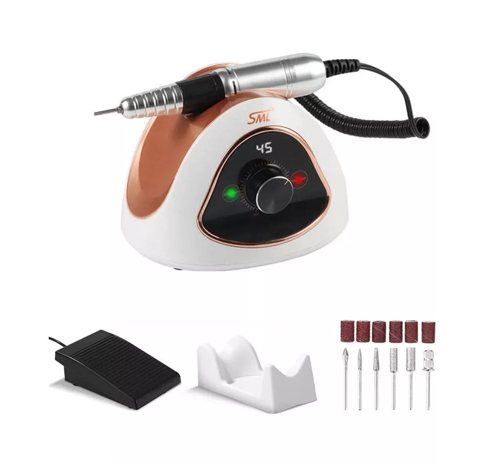 FRESA PROFESSIONALE RICOSTRUZIONE UNGHIE LIMA MICROMOTORE 45.000 GIRI NAIL ART
