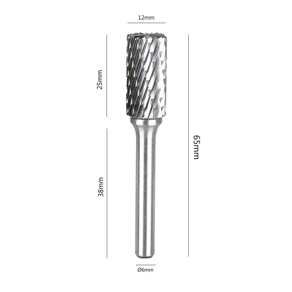 FRESA DA TRAPANO 25 MM GAMBO 6MM PUNTA ROTANTE PER INTAGLIO AXE1225M06