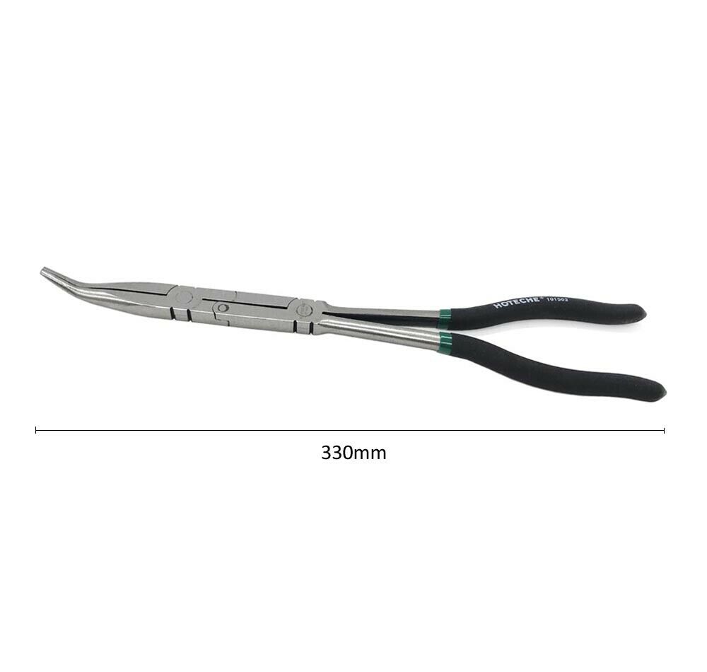 PINZA DOPPIO SNODO CON BECCO CURVO . 45° SMONTA E MONTA VALVOLA DEL MOTORE AUTO
