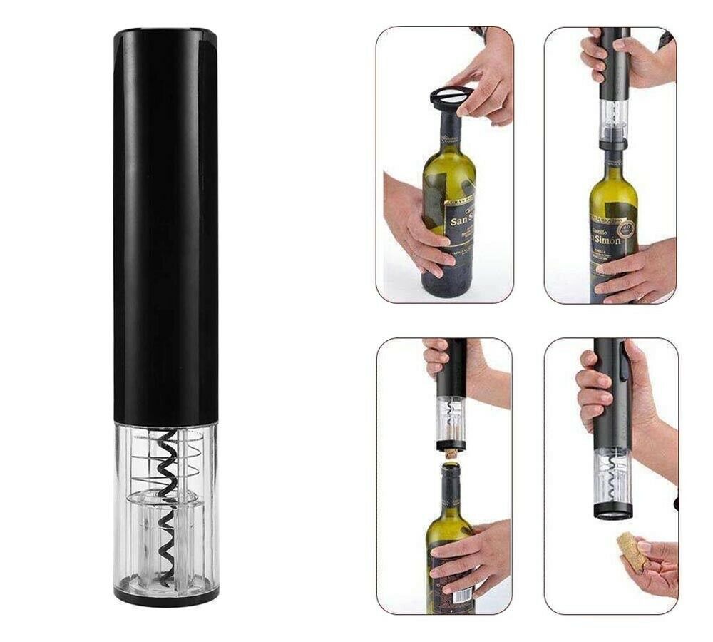 CAVATAPPI ELETTRICO KIT SOMMELIER VINO APRI BOTTIGLIE BOTTIGLIA TAGLIA CAPSULA